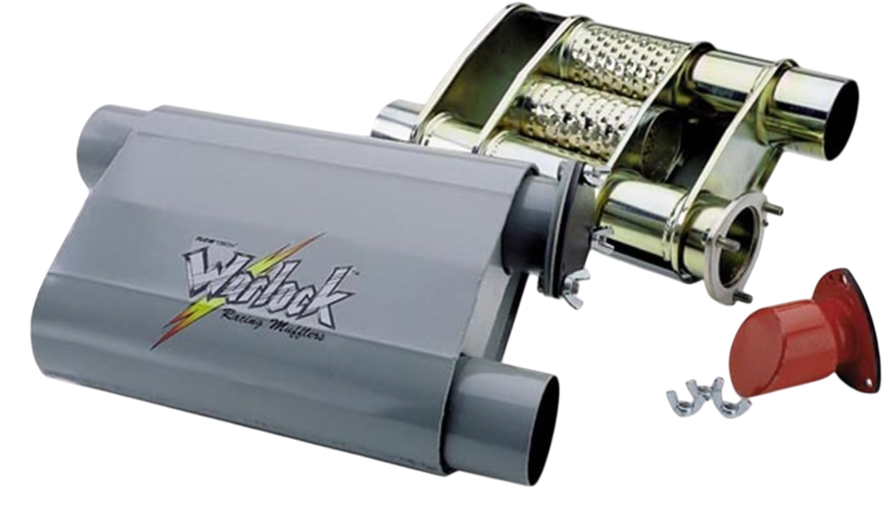 50552FLT Warlock BYPASS Racing Muffler